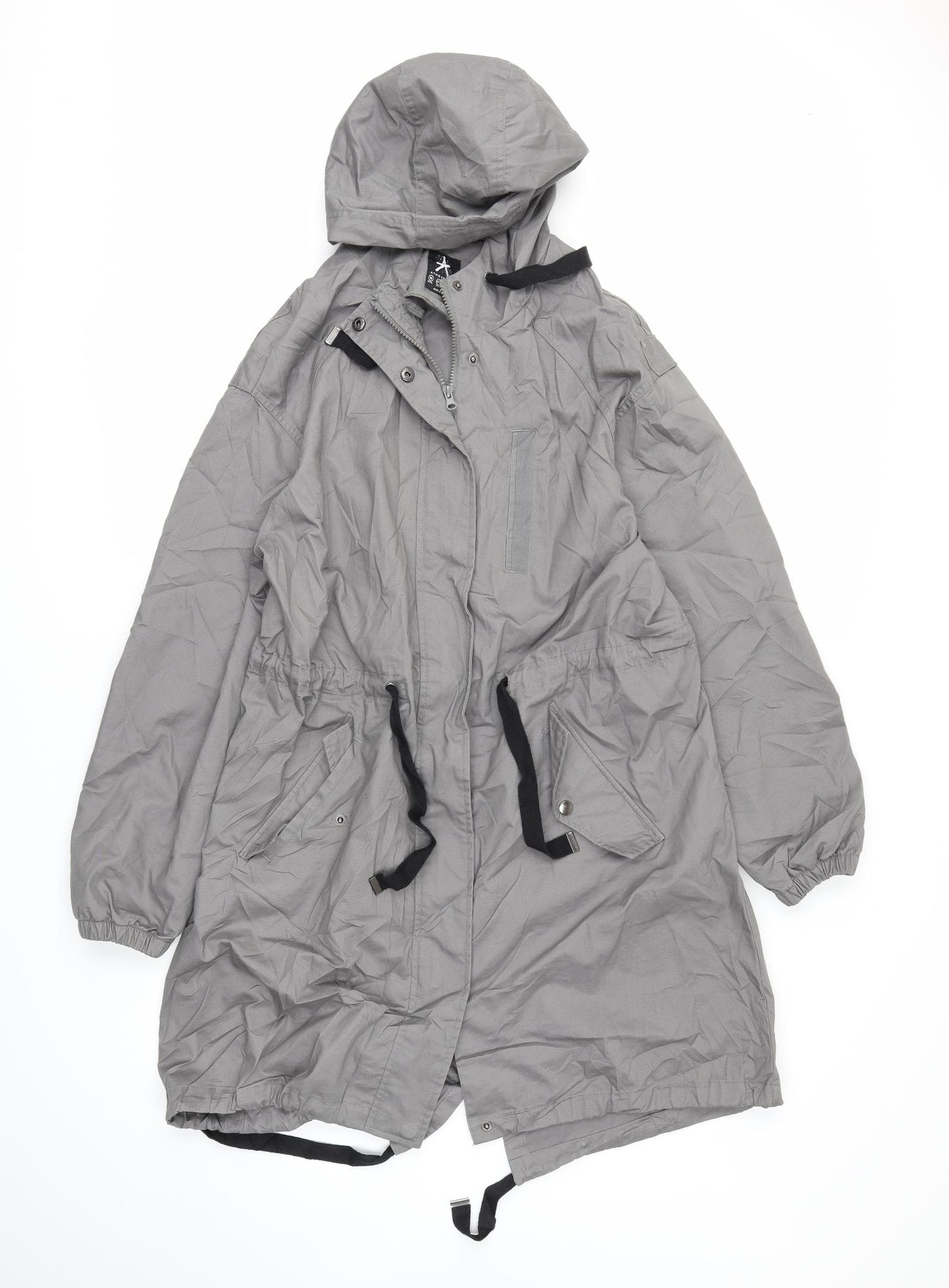 Atmosphere Womens Grey   Parka Coat Size 16