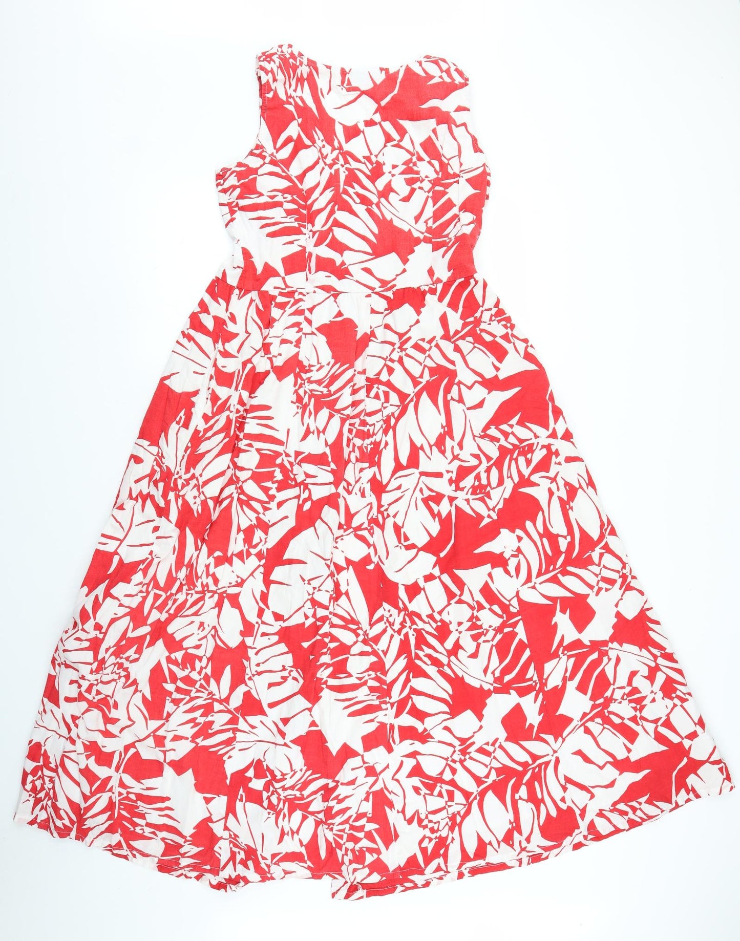 Together Womens Red Floral  Shirt Dress  Size 14