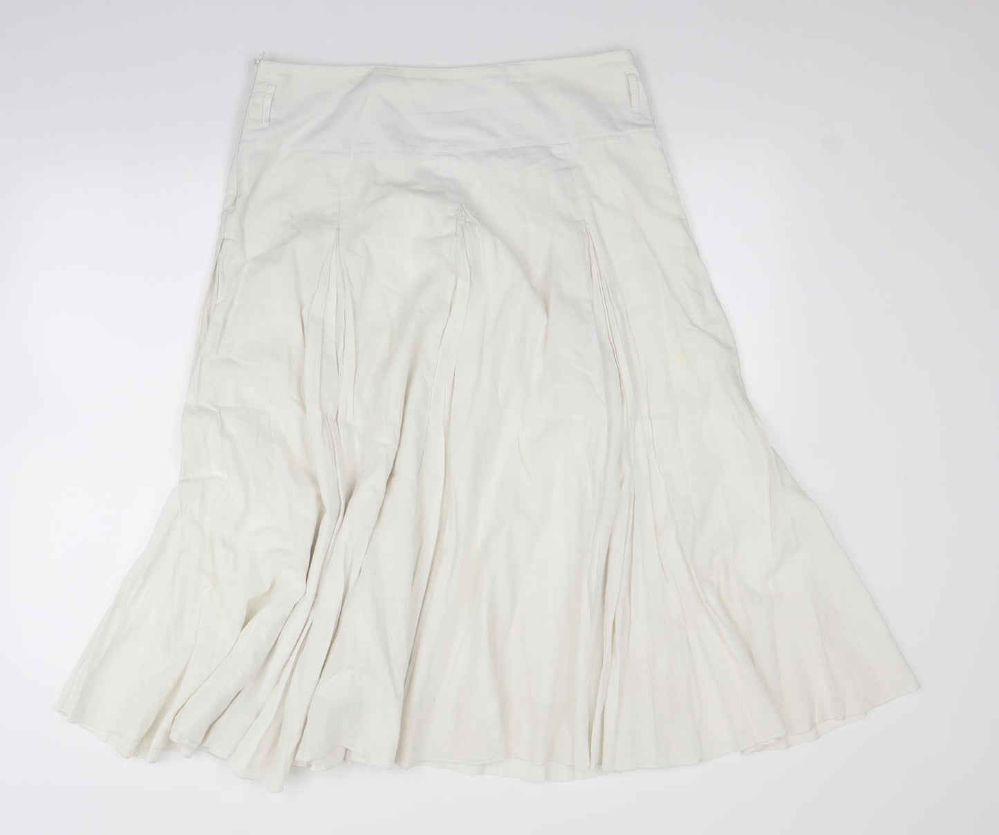 Papaya Womens White   A-Line Skirt Size 14