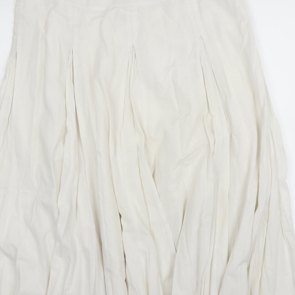 Papaya Womens White   A-Line Skirt Size 14