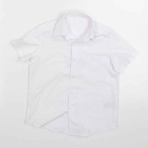 George Boys White   Basic Button-Up Size 3-4 Years