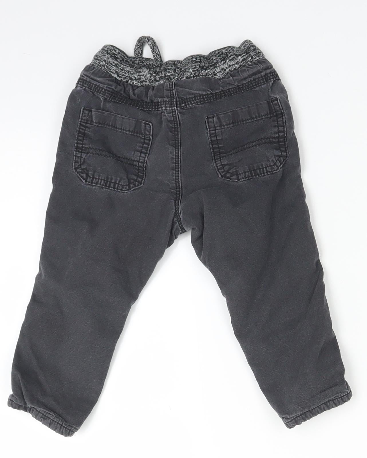 George Baby Grey   Cargo Trousers Size 18-24 Months