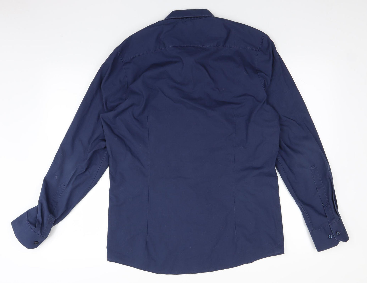 MARVELIS Mens Blue    Dress Shirt Size 16.5