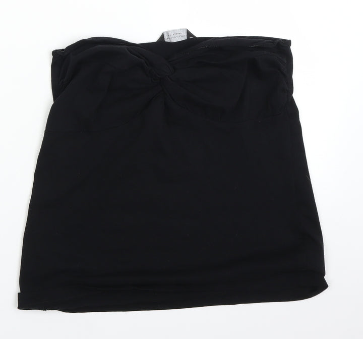 Dorothy Perkins Womens Black   Cropped Tank Size 14