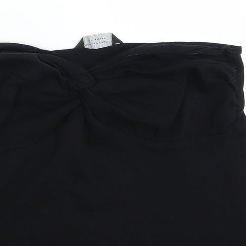 Dorothy Perkins Womens Black   Cropped Tank Size 14