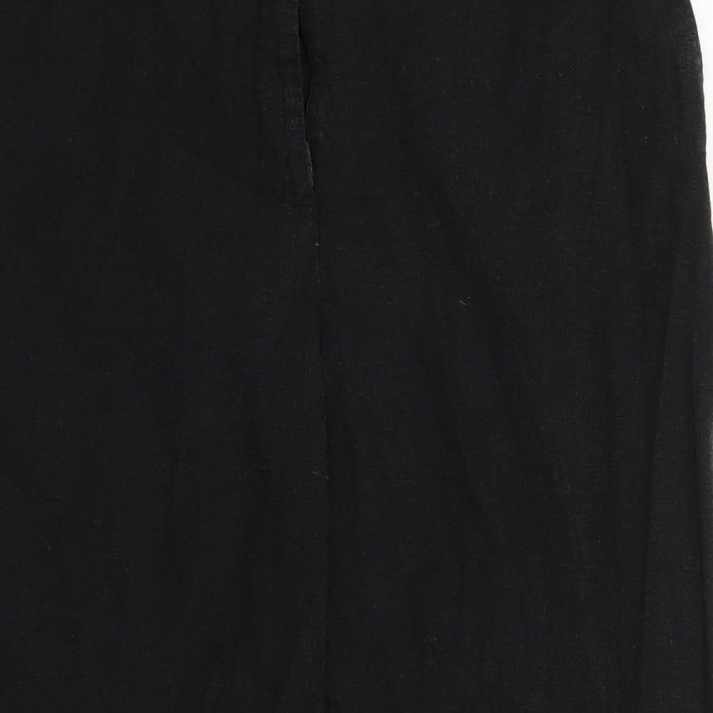 Dorothy Perkins Womens Black   Trousers  Size 18 L26 in