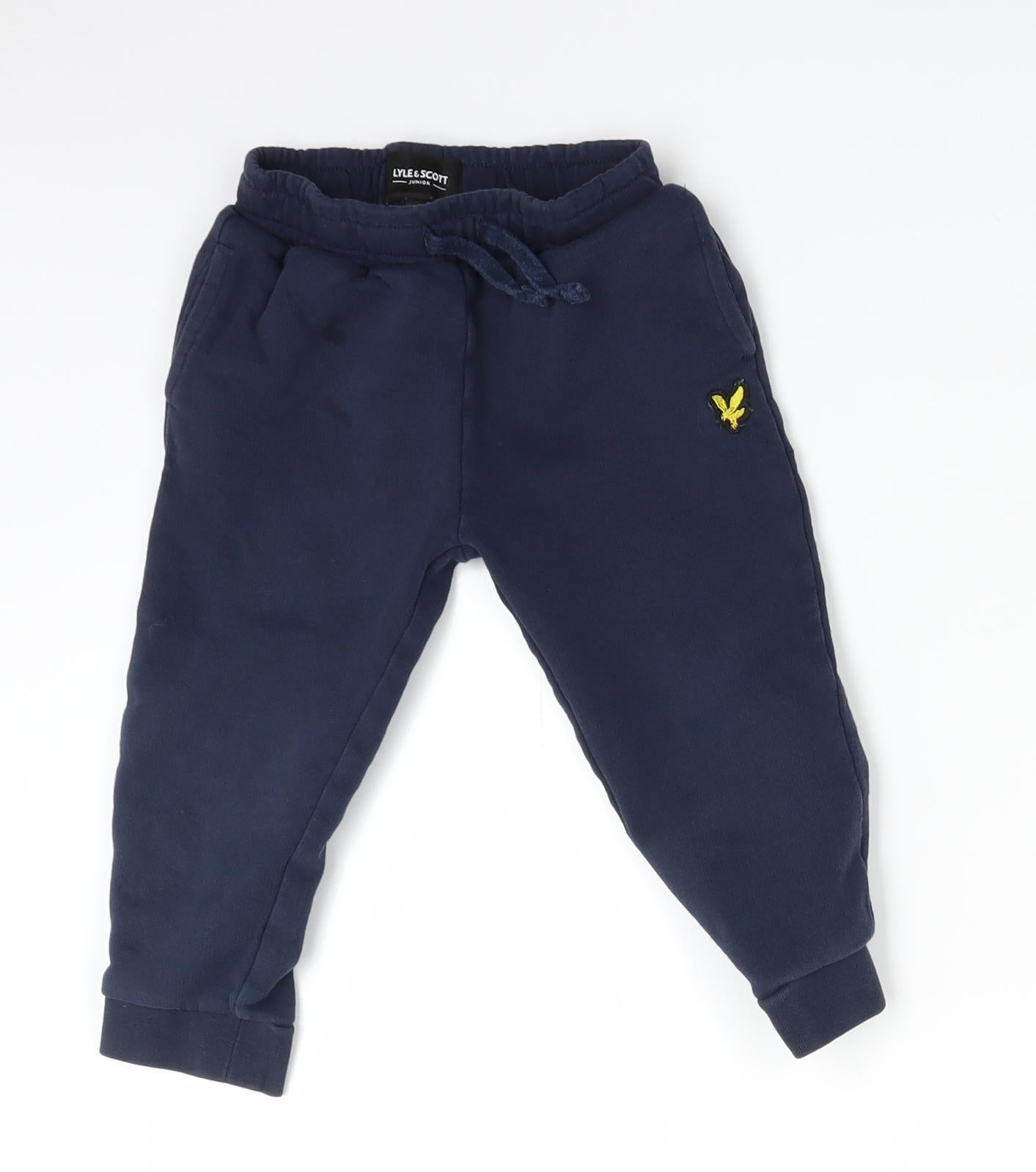 Lyle & Scott Boys Blue   Sweatpants Trousers Size 2 Years