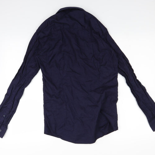 Primark Mens Blue    Button-Up Size 14.5