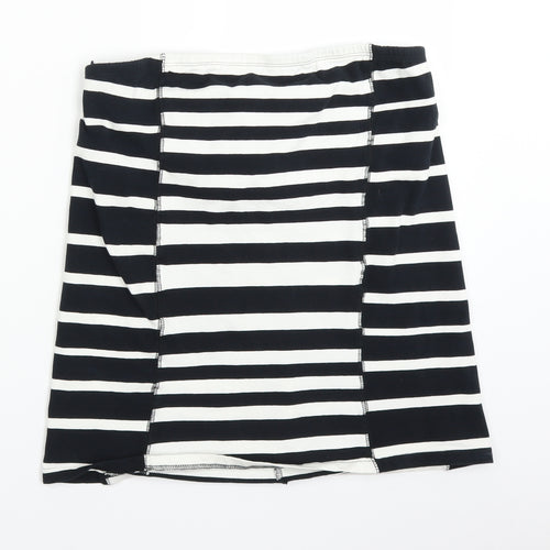 NEXT Womens White Striped  Basic Tank Size 16