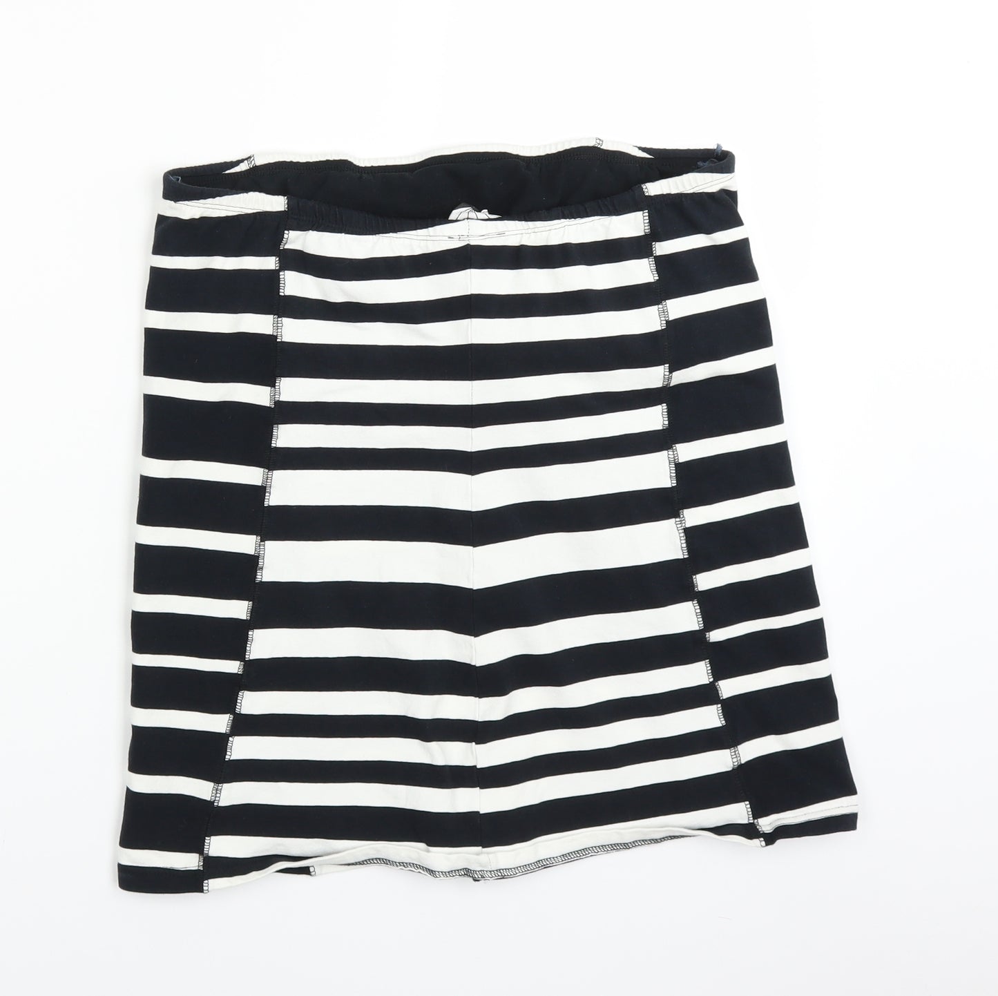 NEXT Womens White Striped  Basic Tank Size 16