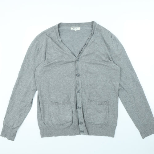 Christiano Baldinucci Womens Grey   Cardigan Jumper Size L