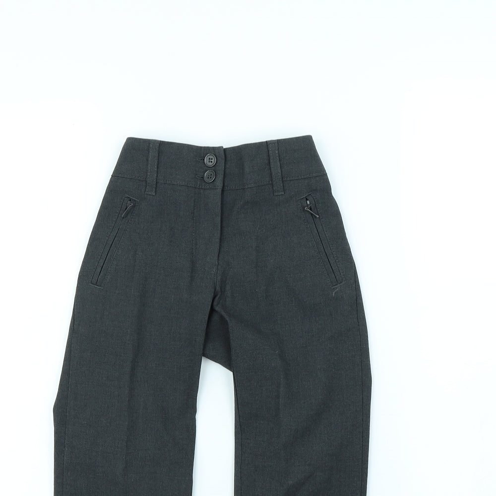 M&S Boys Grey   Dress Pants Trousers Size 6 Years