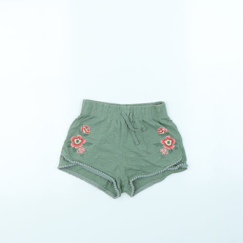 TU Girls Green   Bermuda Shorts Size 7 Years