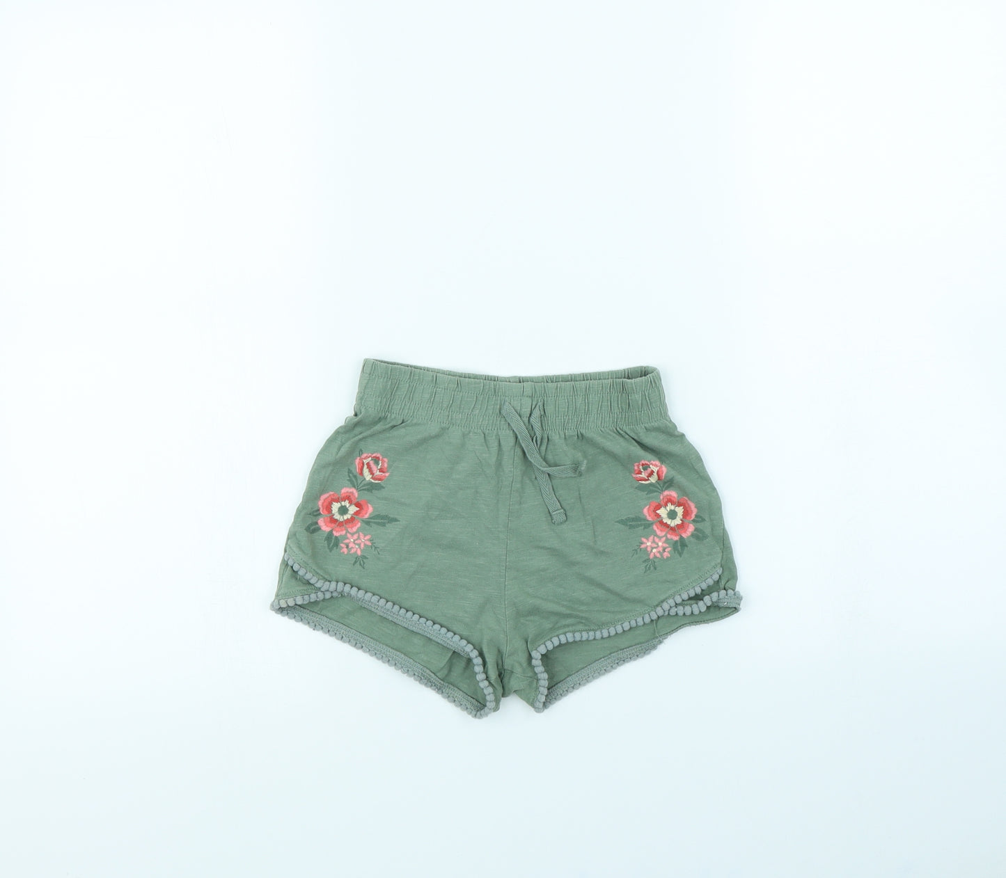 TU Girls Green   Bermuda Shorts Size 7 Years