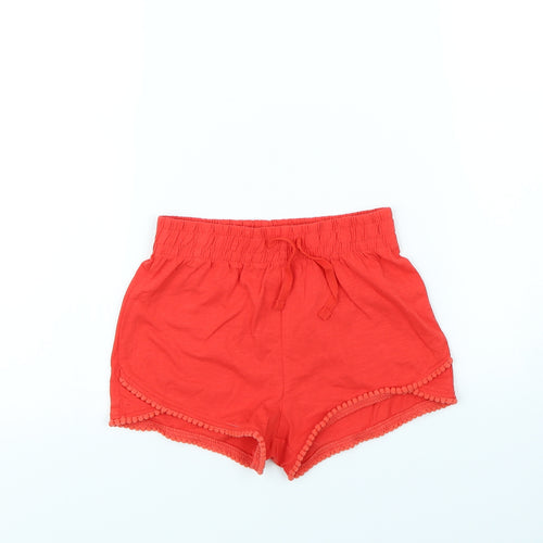 TU Girls Red   Bermuda Shorts Size 7 Years