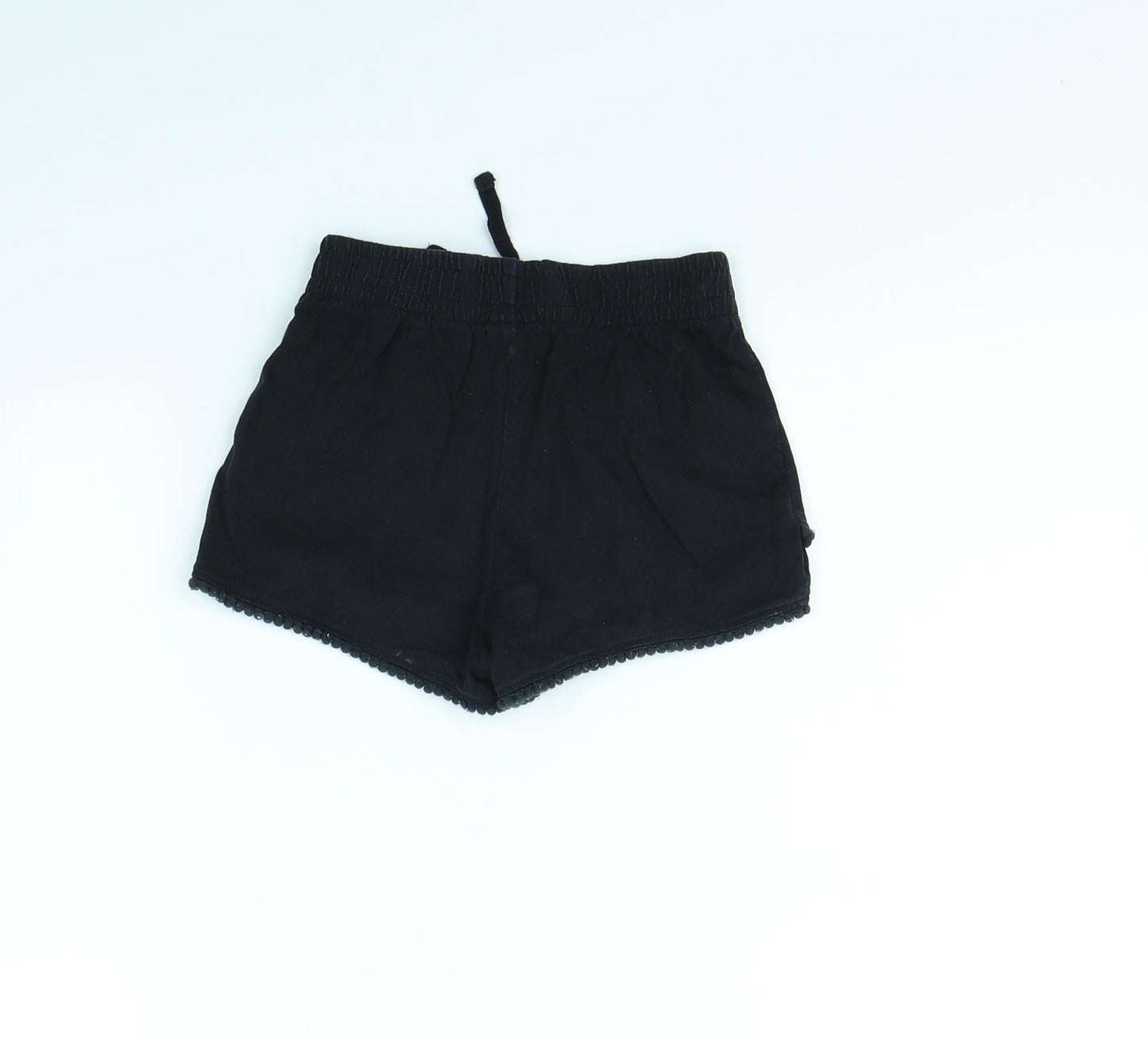 TU Girls Black   Bermuda Shorts Size 7 Years