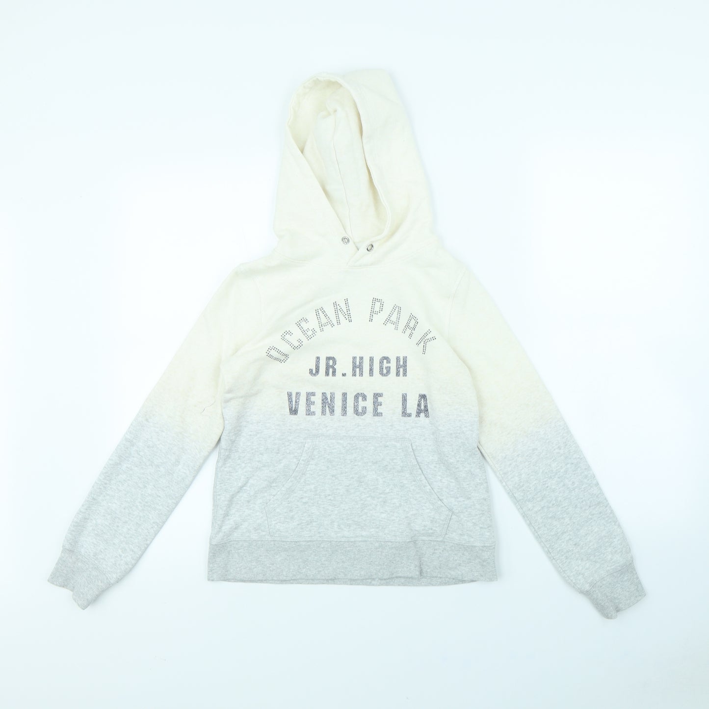H&M Girls Grey   Pullover Hoodie Size 10 Years