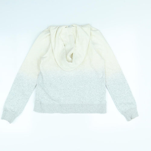 H&M Girls Grey   Pullover Hoodie Size 10 Years