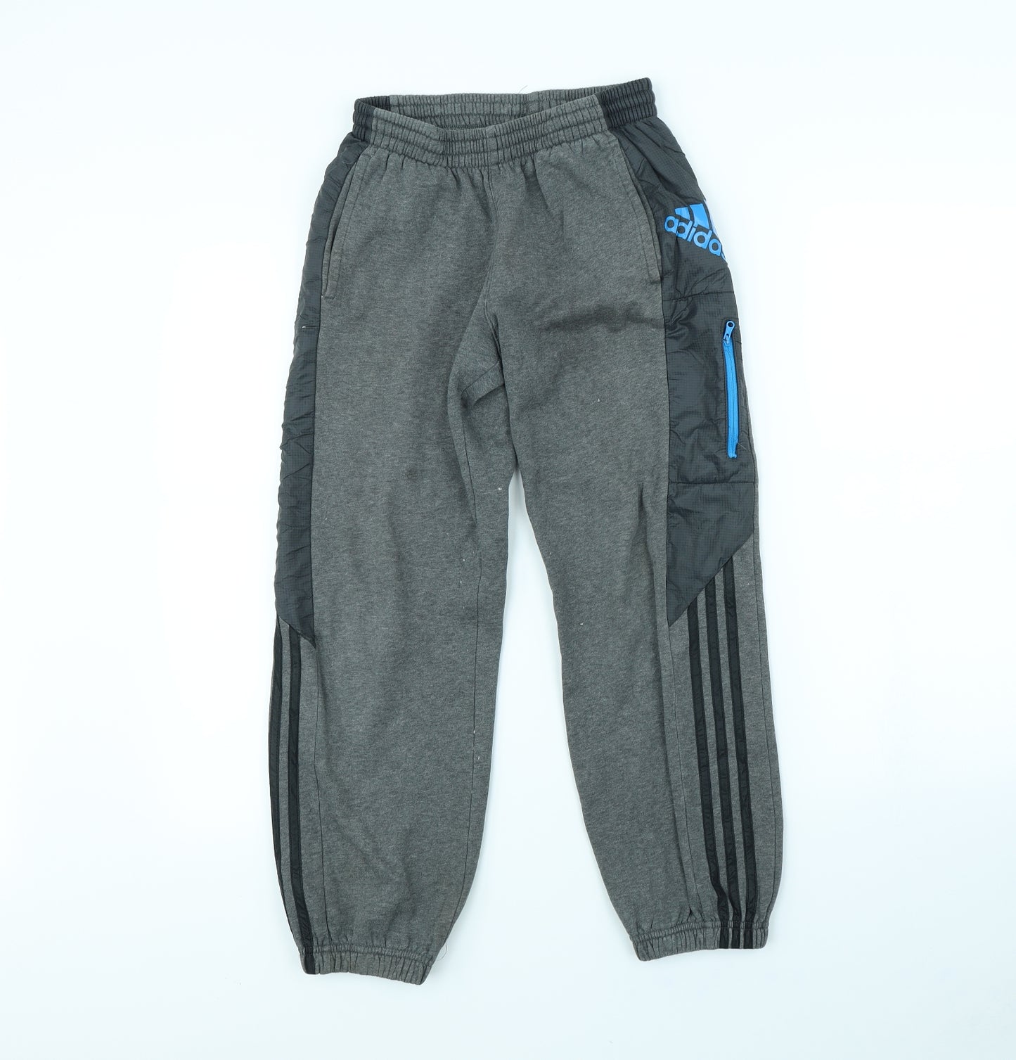 adidas Boys Grey   Jogger Trousers Size 11-12 Years