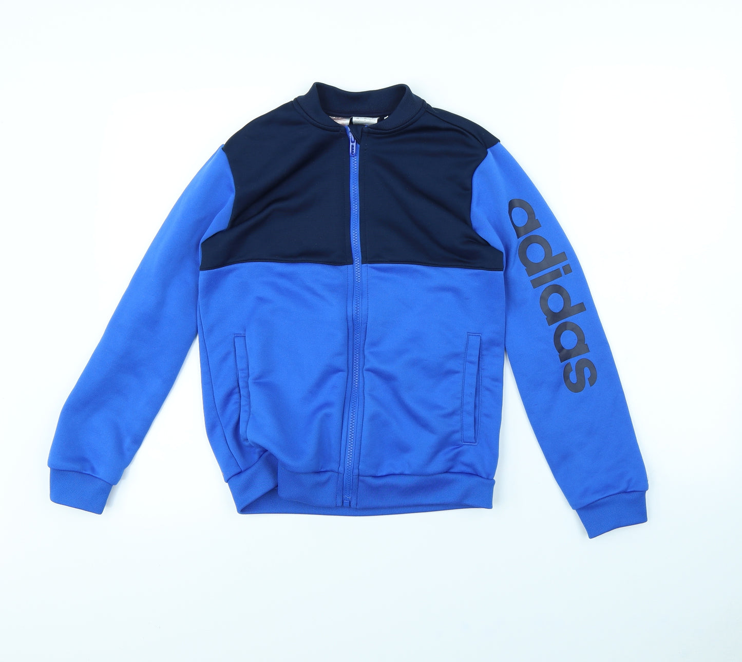 adidas Boys Blue   Jacket  Size 11-12 Years