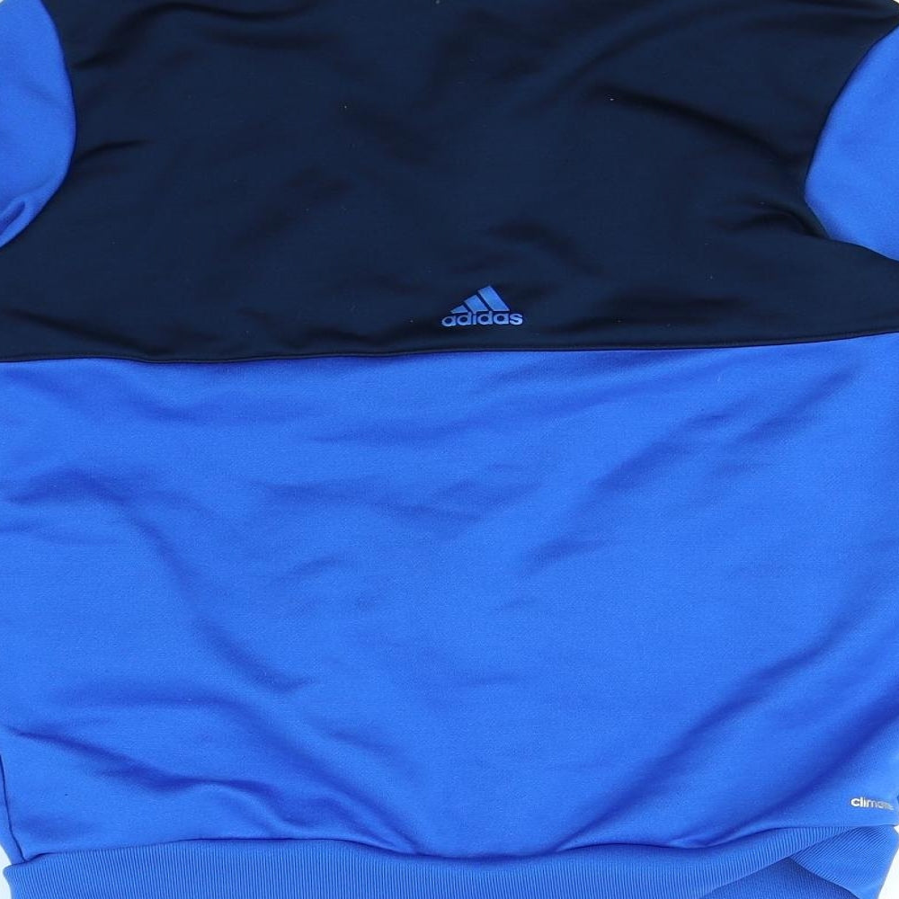 adidas Boys Blue   Jacket  Size 11-12 Years