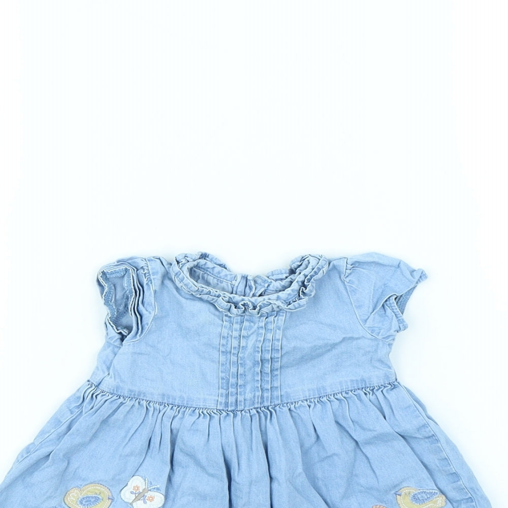 George Girls Blue   Fit & Flare  Size 3-6 Months