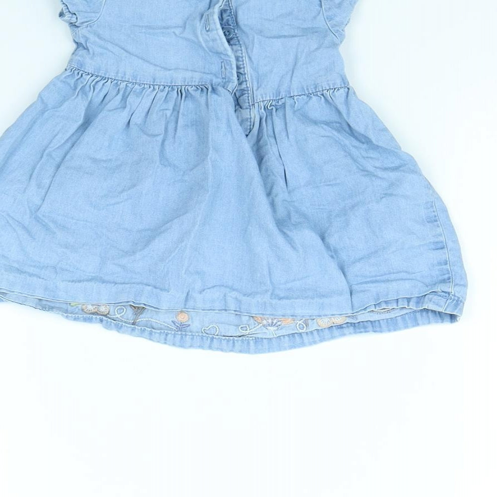 George Girls Blue   Fit & Flare  Size 3-6 Months