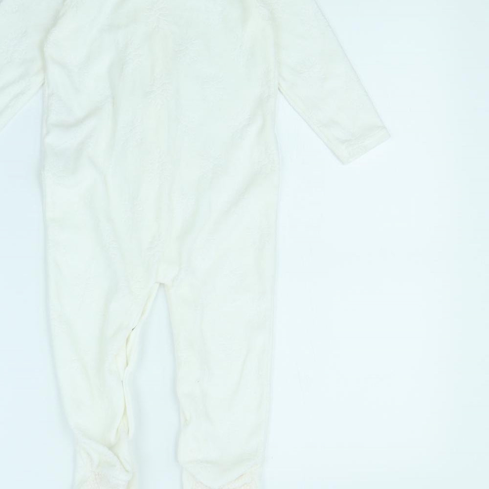 Primark Baby White   Babygrow One-Piece Size 12 Months  - Minnie mouse