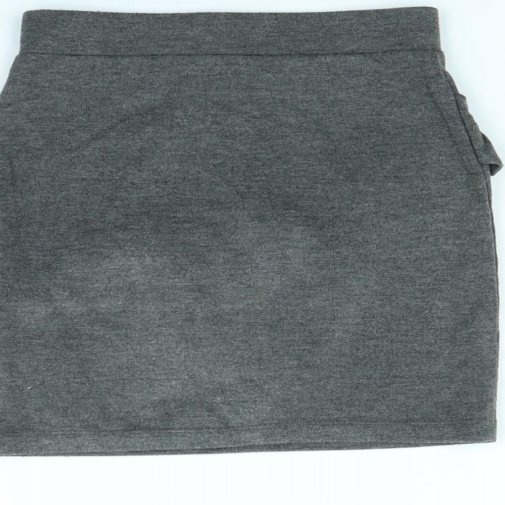 George Girls Grey   Peasant Skirt Size 6 Years