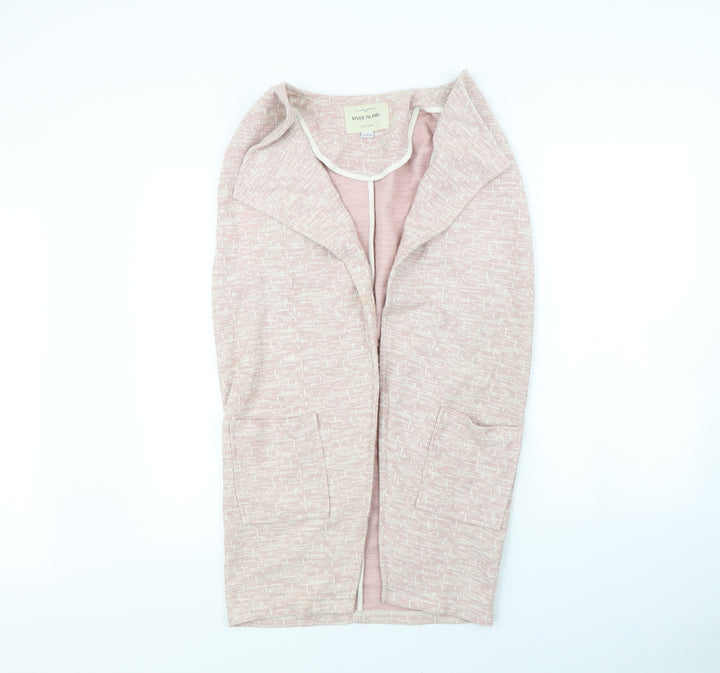 River Island Girls Pink   Cardigan Jumper Size 11-12 Years