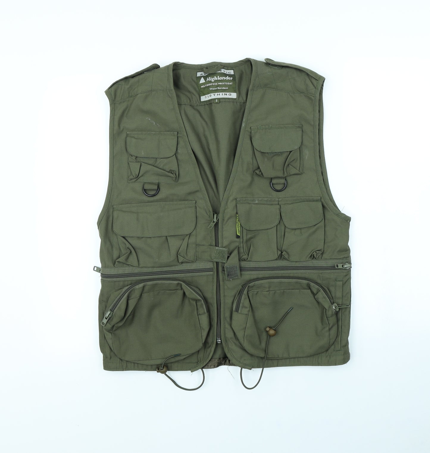 Highlander Mens Green   Gilet Jacket Size S