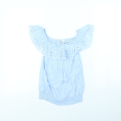 H&M Girls Blue   Basic Tank Size 12 Years