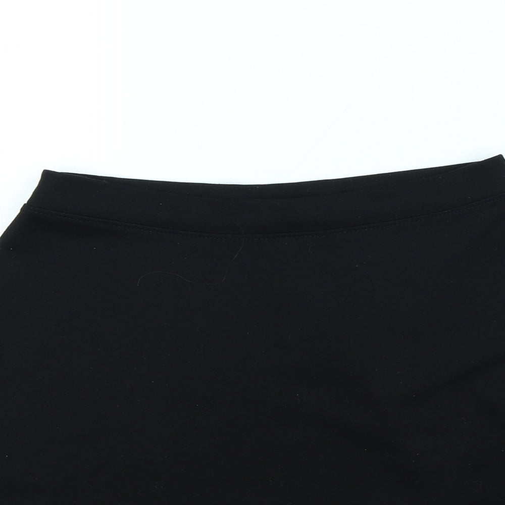TU Girls Black   Flare Skirt Size 13 Years - School