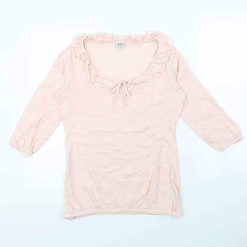 Spirit Womens Pink   Basic Blouse Size M