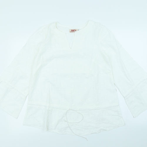 Preworn Womens White   Basic Blouse Size S
