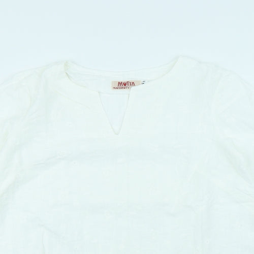 Preworn Womens White   Basic Blouse Size S
