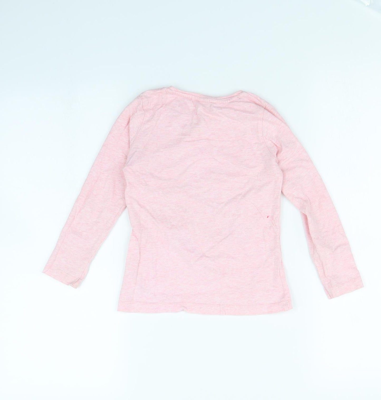 George Girls Pink   Basic T-Shirt Size 4 Years