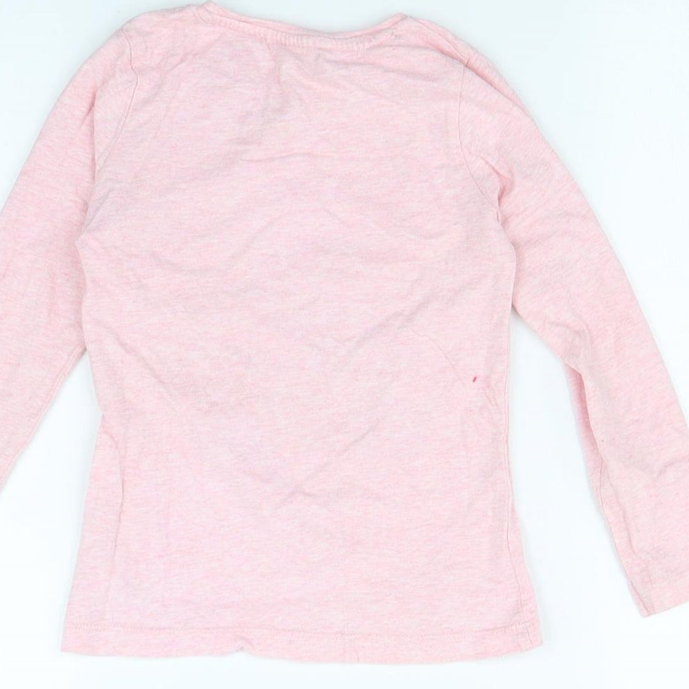 George Girls Pink   Basic T-Shirt Size 4 Years