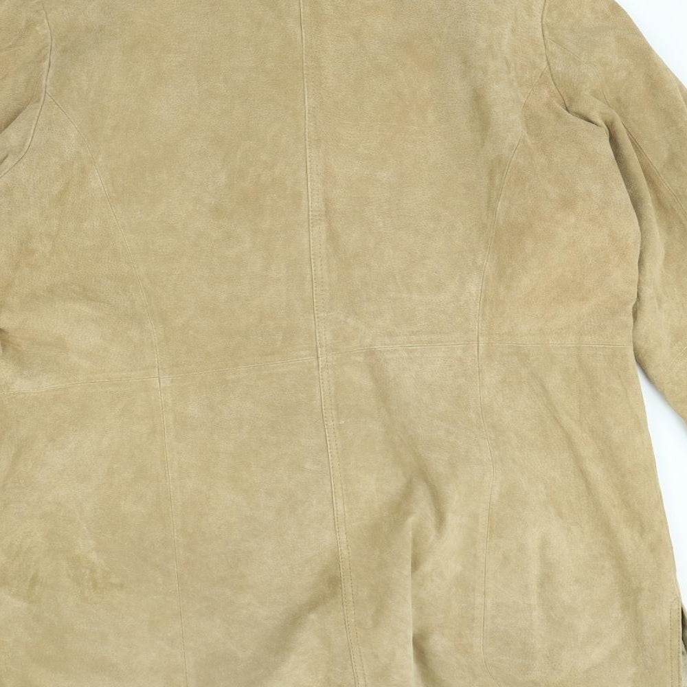 Agenda Womens Beige   Jacket Coat Size 22