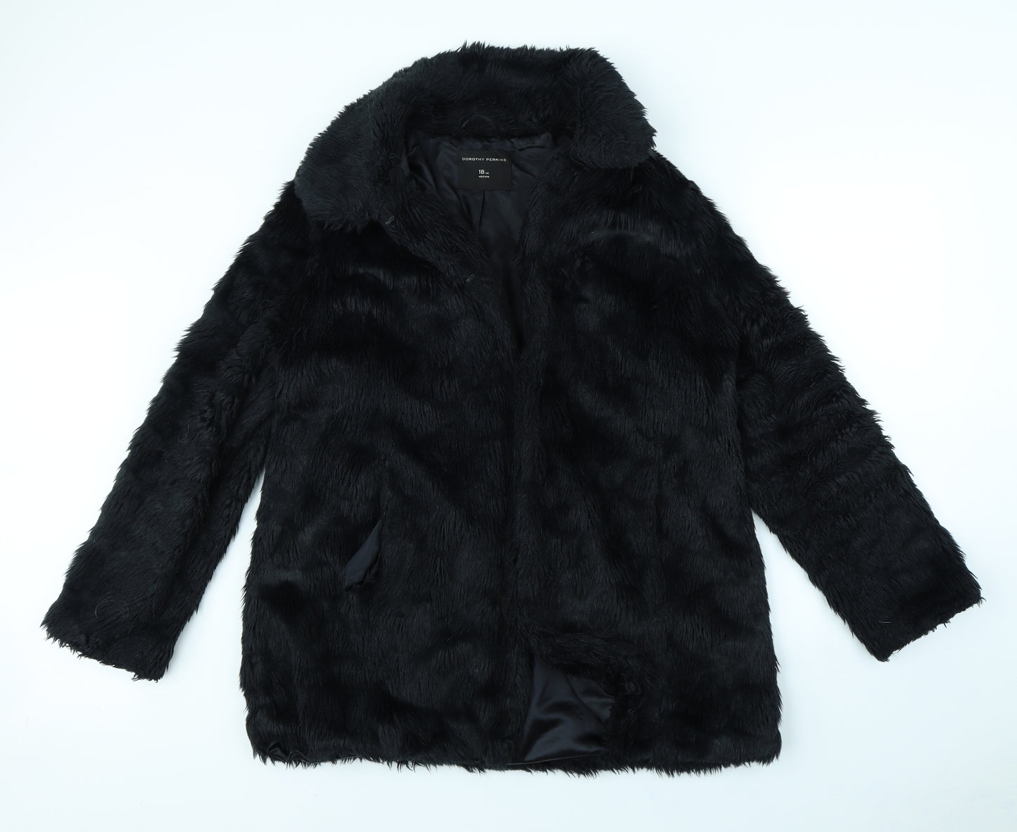 Dorothy Perkins Womens Black   Jacket Coat Size 18