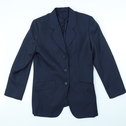 Preworn Mens Blue   Jacket Blazer Size S  - Shoulder Pads