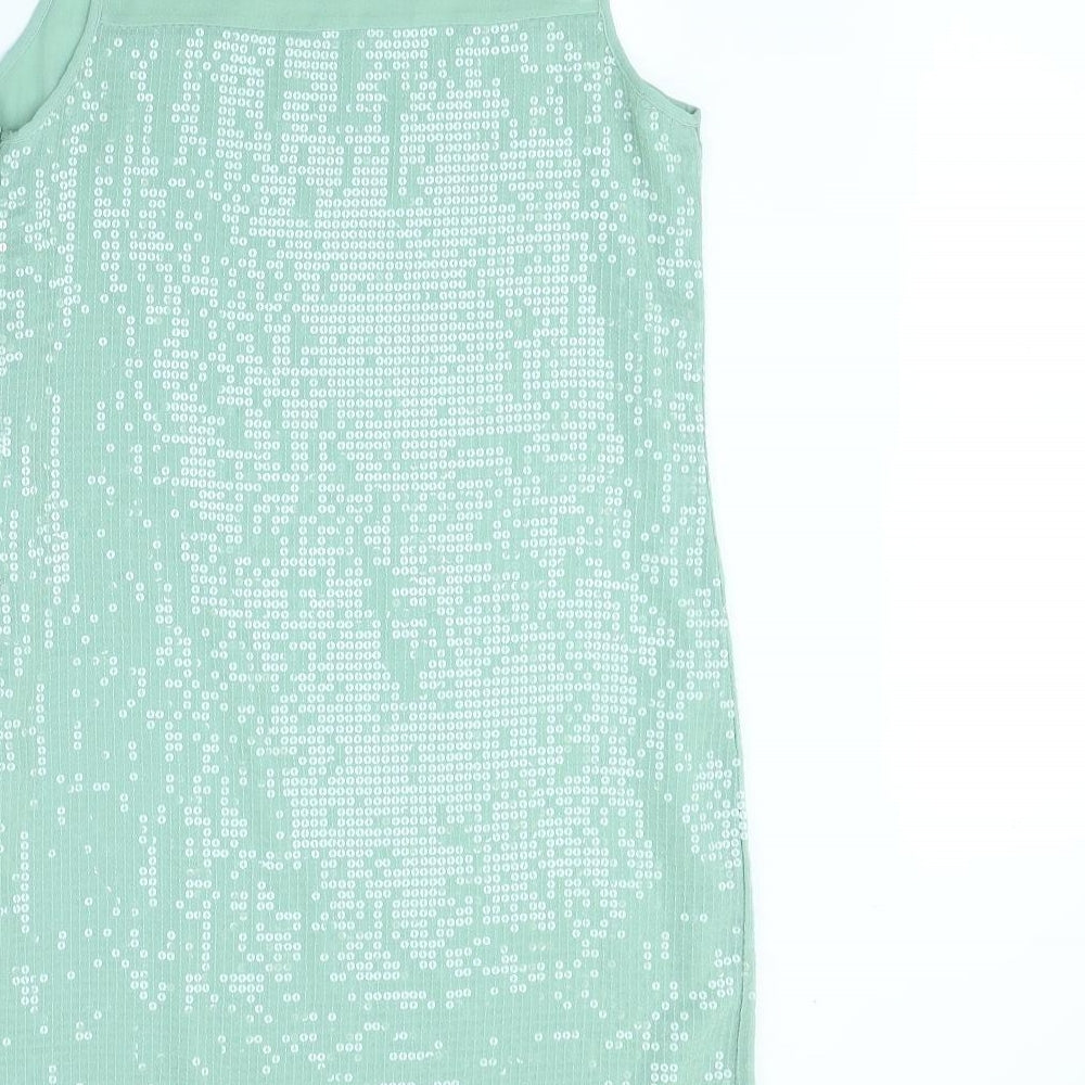 NEXT Womens Green  Rayon Shift  Size 10