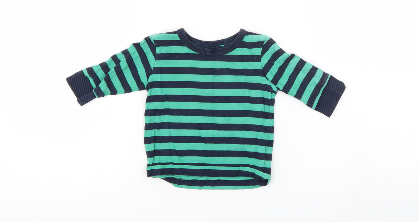 Next 82 Boys Multicoloured Striped  Pullover Jumper Size 3-6 Months