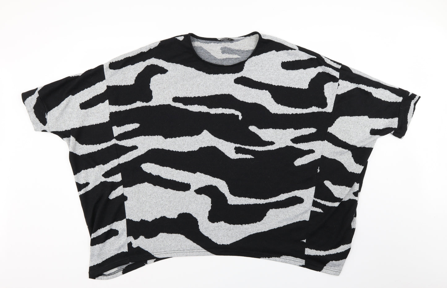 Roman Womens Multicoloured Camouflage  Shrug Jumper Size 16  - batwing