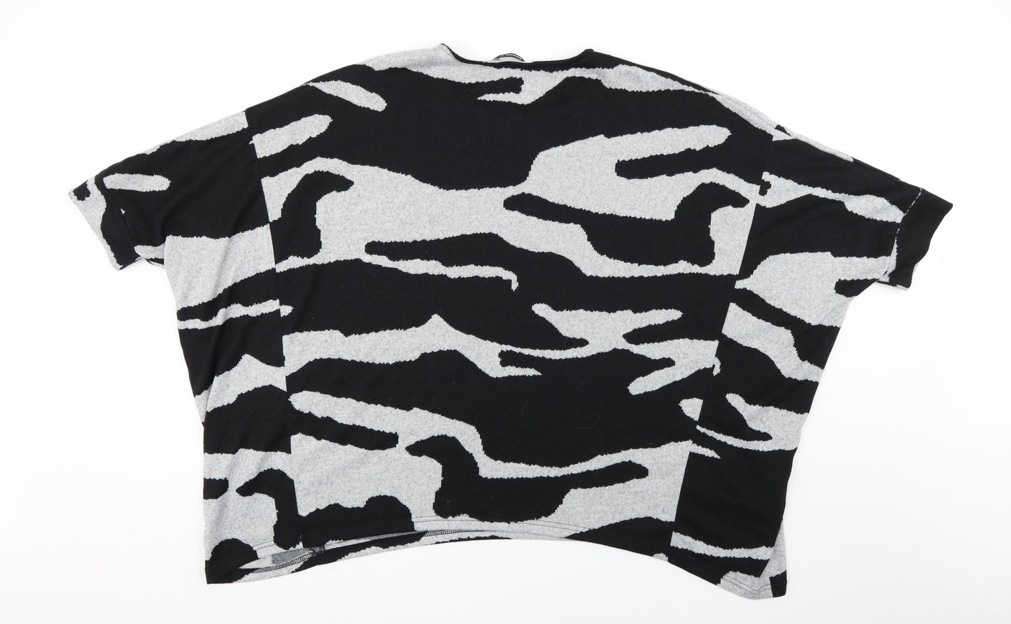Roman Womens Multicoloured Camouflage  Shrug Jumper Size 16  - batwing