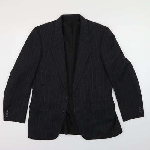Canda Mens Grey Striped  Jacket Suit Jacket