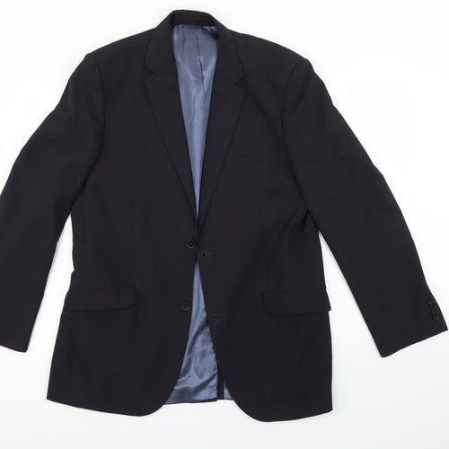 George Mens Beige Striped  Jacket Suit Jacket Size L