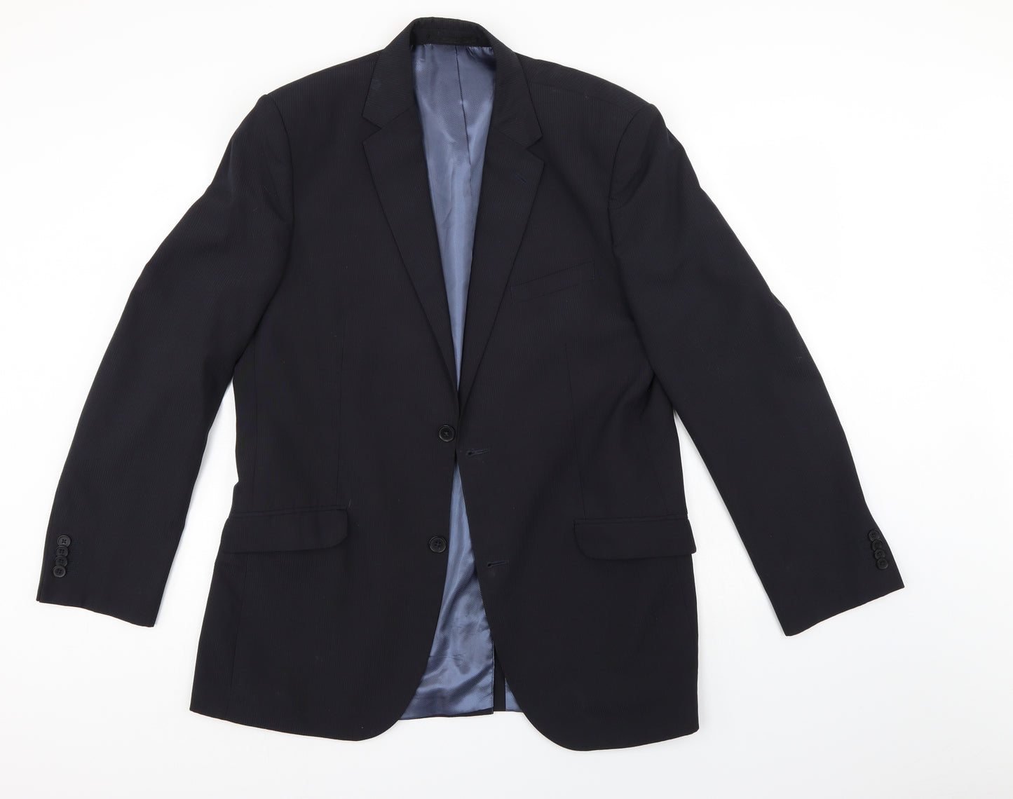 George Mens Beige Striped  Jacket Suit Jacket Size L