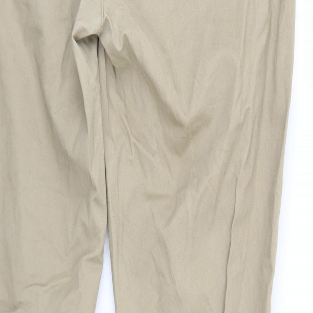 NEXT Mens Beige   Chino Trousers Size 36 L31 in