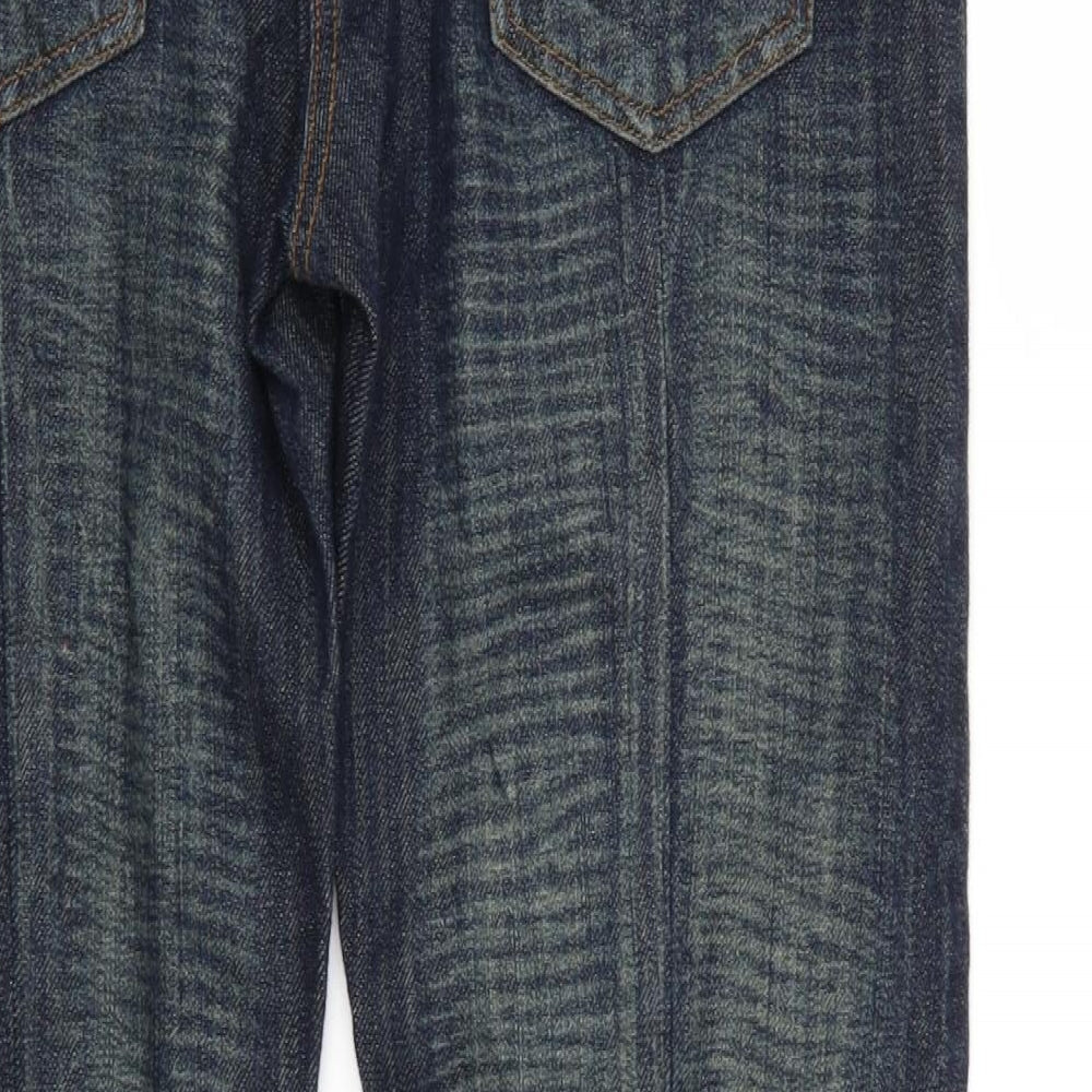 R&B Womens Blue  Denim Cropped Jeans Size 12 L22 in